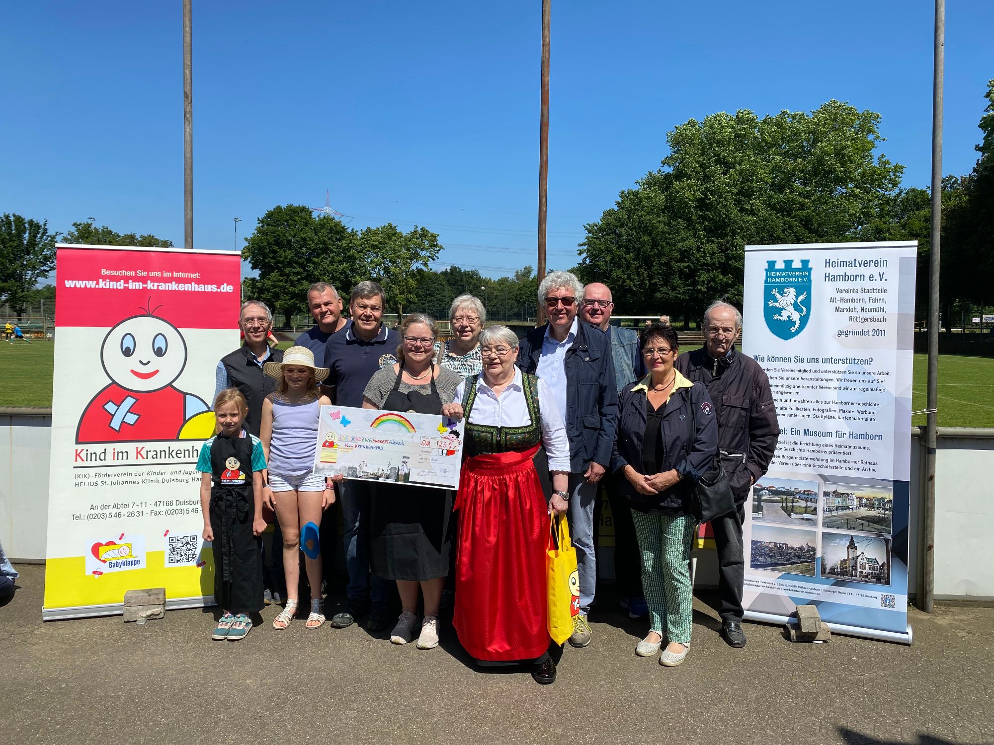 Heimatverein Hamborn spendet € 1.250 an KiK