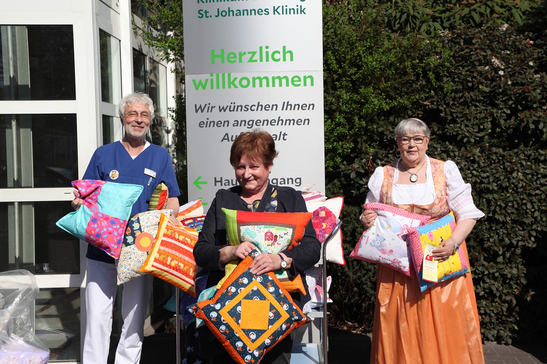 31. März 2021: Ruhrpott-Quilt-Ladies nähen erneut Kissen für den Verein KiK (Kind im Krankenhaus)